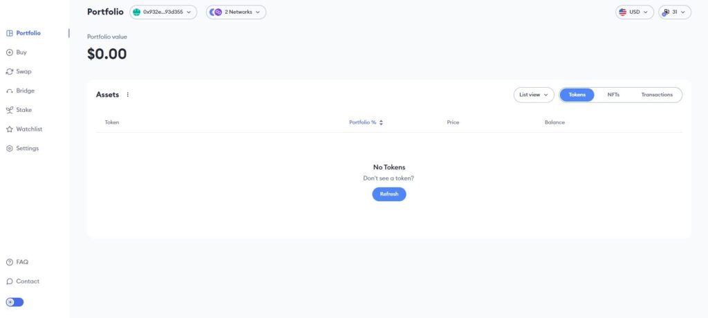 Metamask Portfolio